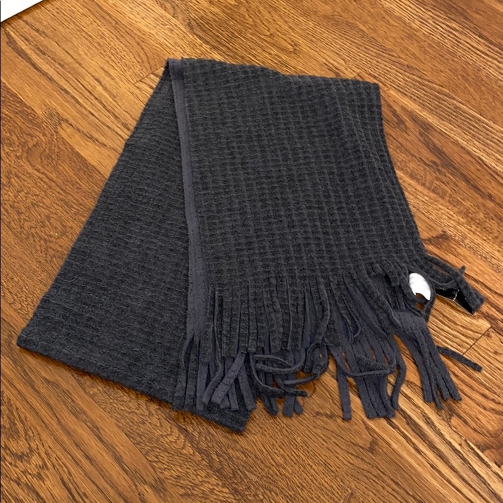 A. Adams & Spire Grey Fleece Scarf